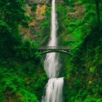 Bridge Near Waterfall