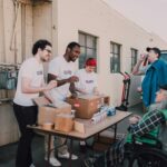 People Donating Goods